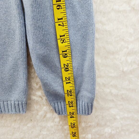Sweater Size L Marina Wool Cashmere Powder Blue Pullover Whinsycore Soft Fairy - Picture 6 of 12